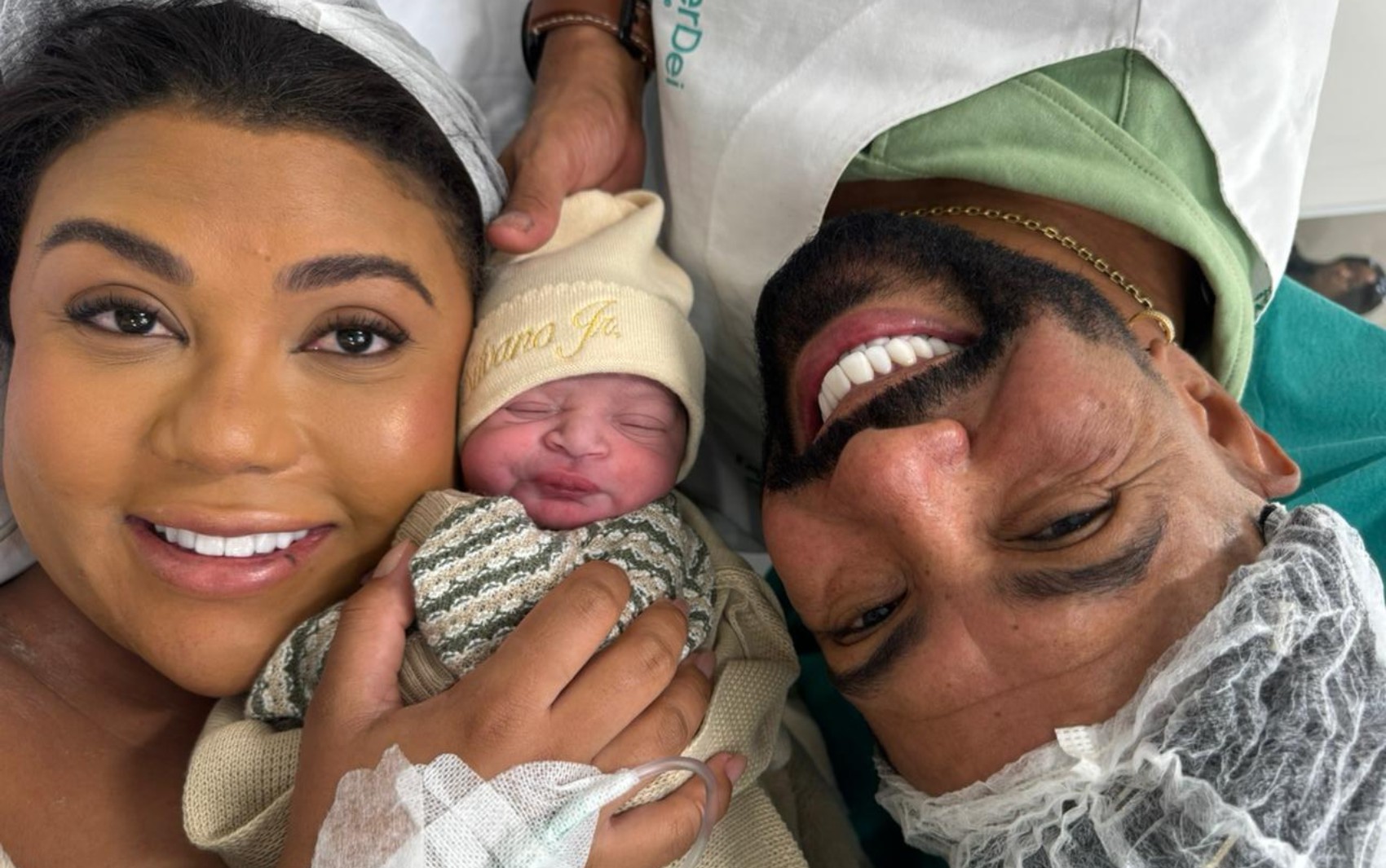 Cantor de arrocha Silvanno Salles celebra nascimento do filho: 'Seja bem vindo, Silvanno Júnior'