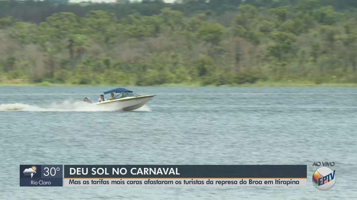 Represa do Broa em Itirapina tem queda de turistas após aumento de entrada no carnaval São