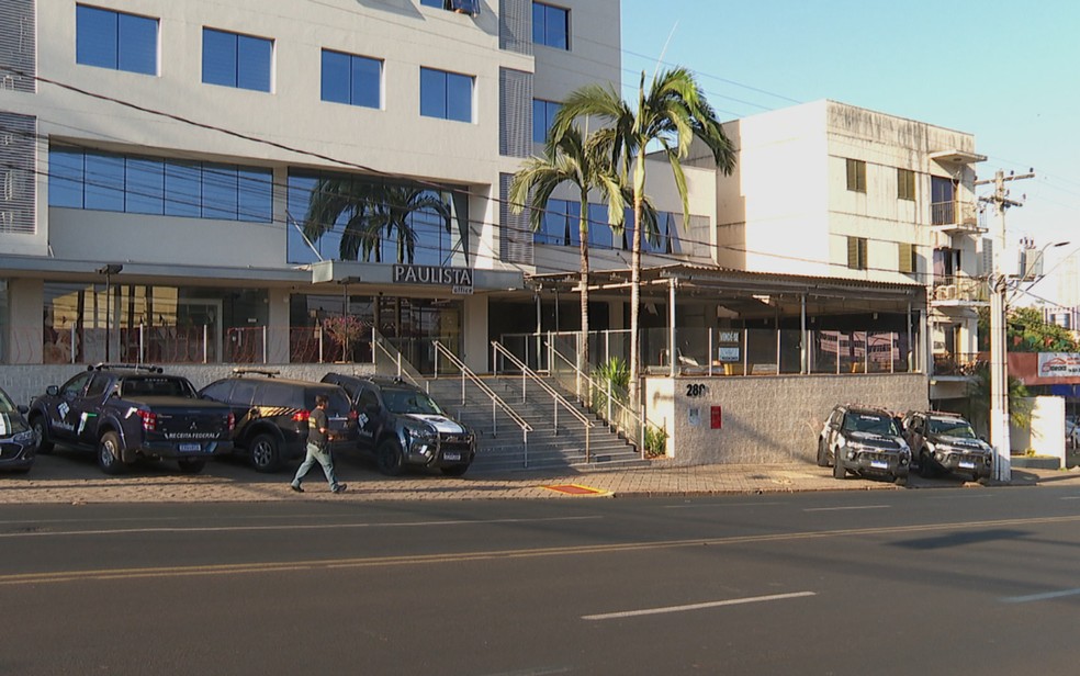 Escritório em Ribeirão Preto (SP) movimentou R$ 47 bilhões em esquema criminoso do PCC — Foto: Reprodução/EPTV