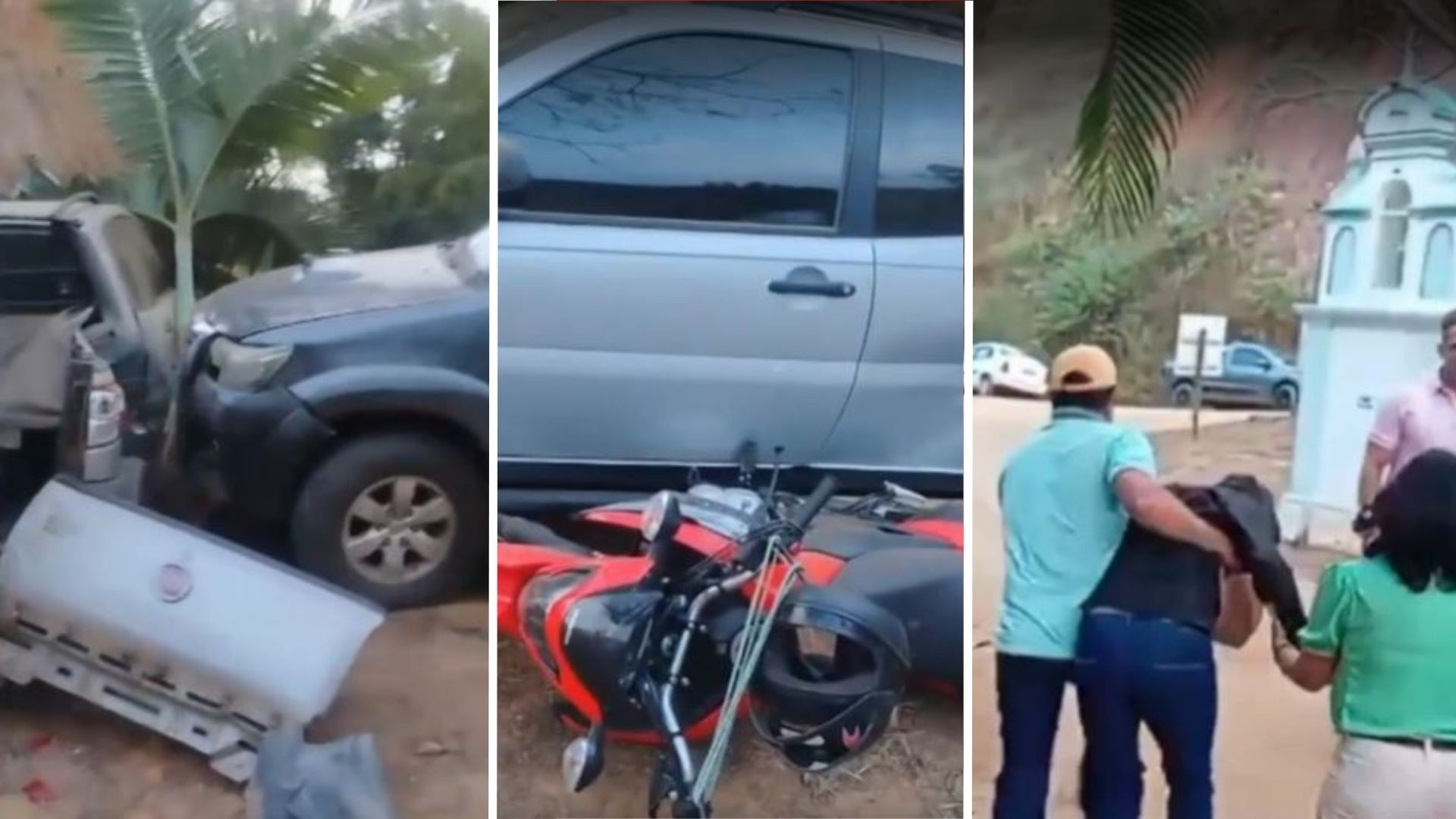 Motorista bêbado invade festa religiosa e atropela fiéis em Santa Teresa