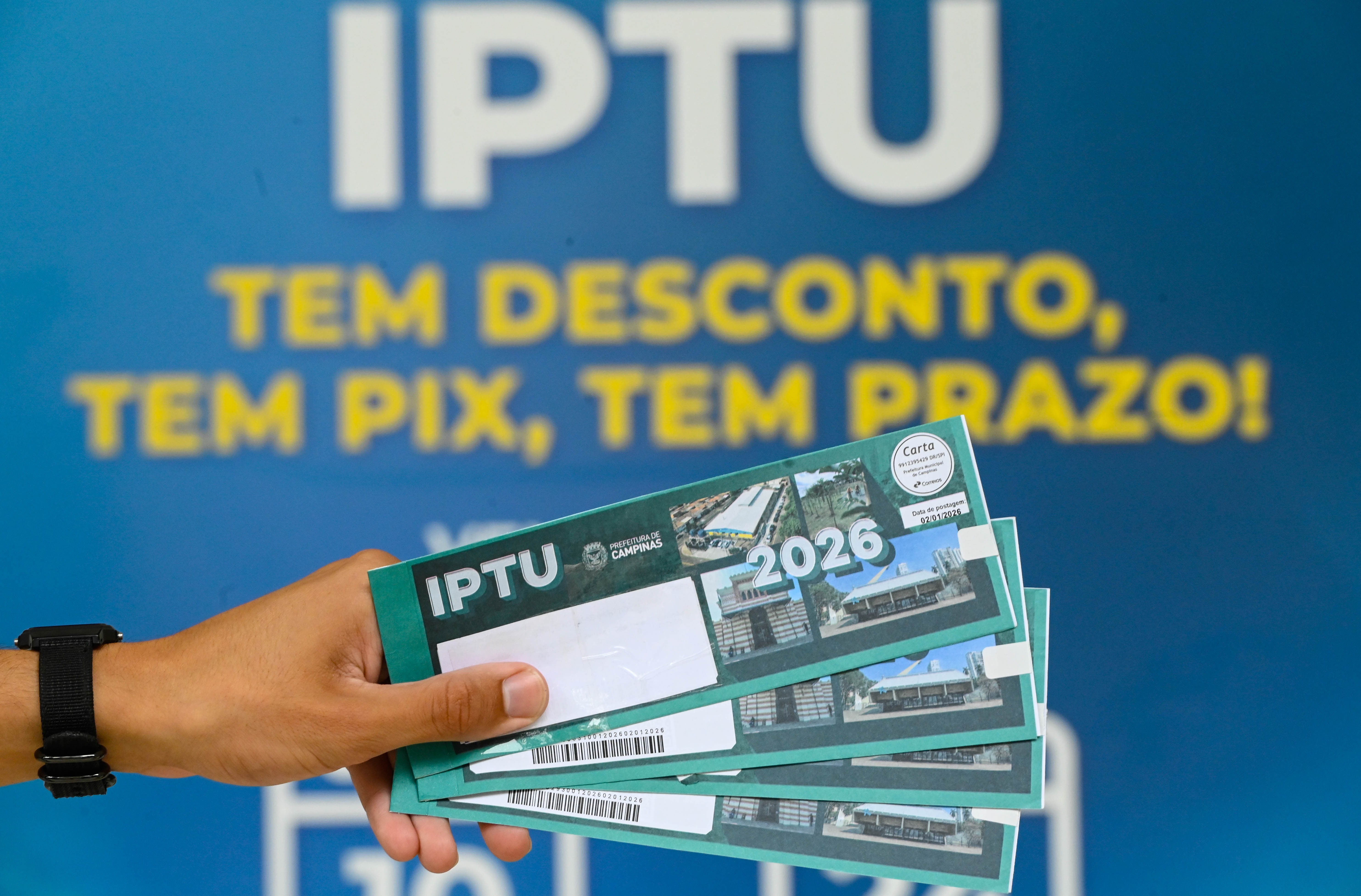 IPTU 2026 em Campinas: com reajuste de 4,49%, carnês começam a ser enviados nesta semana