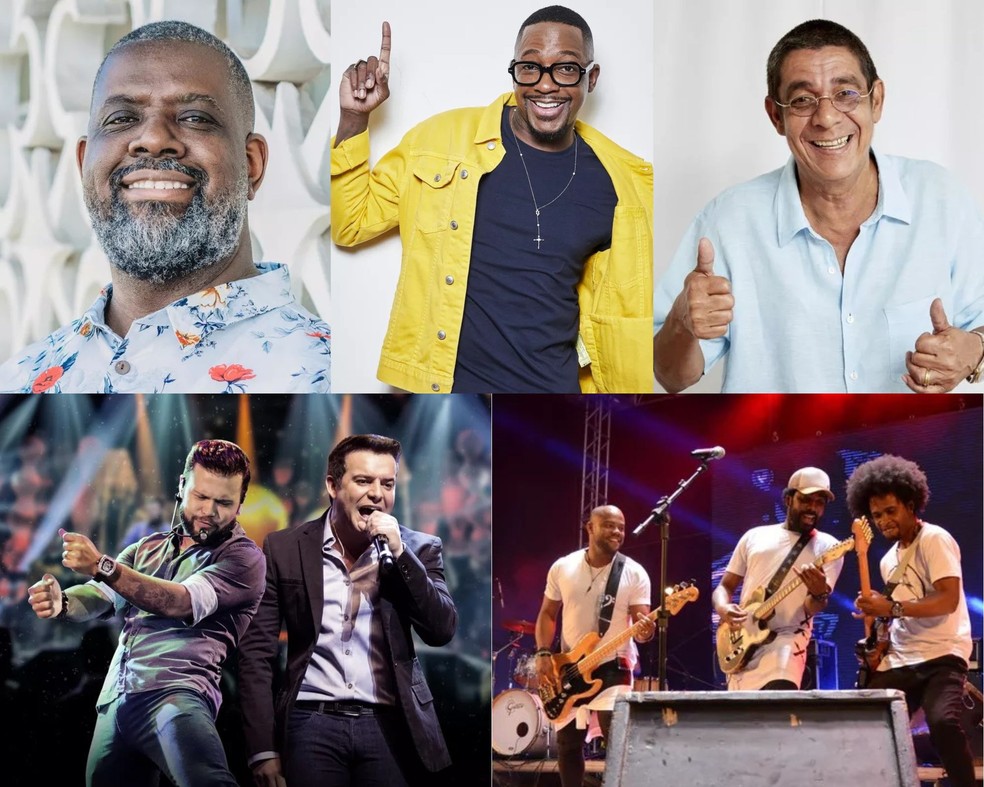 Péricles, Mumuzinho, Zeca Pagodinho, Marcos e Belutti e Preto no Branco estão na agenda de eventos do Espírito Santo na primeira semana de junho. — Foto: Divulgação