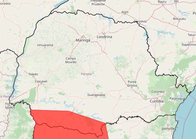 Paraná tem alerta de chuva intensa no litoral e onda de calor em 40 cidades; veja previsão do tempo