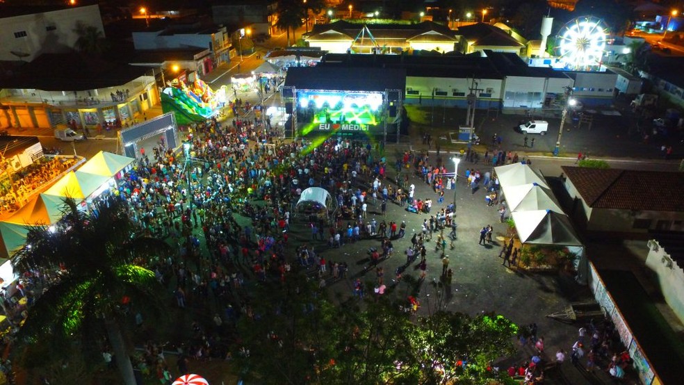 Praça municipal de Presidente Médici- RO — Foto: Reprodução/ Prefeitura de Presidente Médici