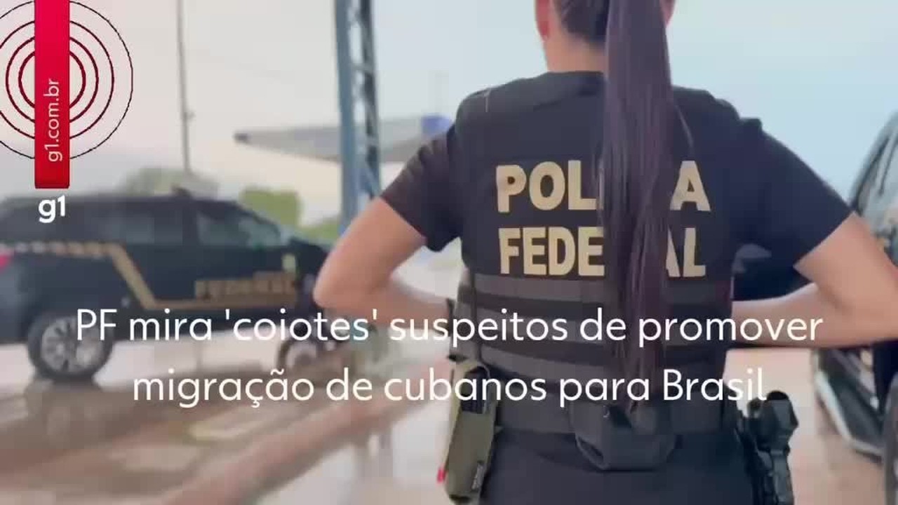 PF mira 'coiotes' suspeitos de promover migração ilegal de c