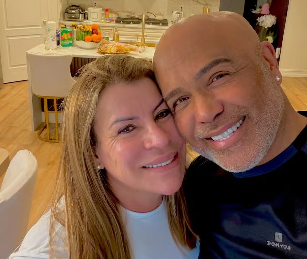 Rick e Geralda Helena são casados há mais de 40 anos. — Foto: Reprodução/Instagram/GeHelena01