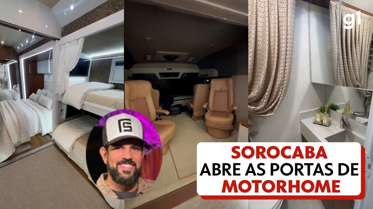 Sorocaba plans a family trip to South America in a motorhome valued at R.5 million;  PHOTOS