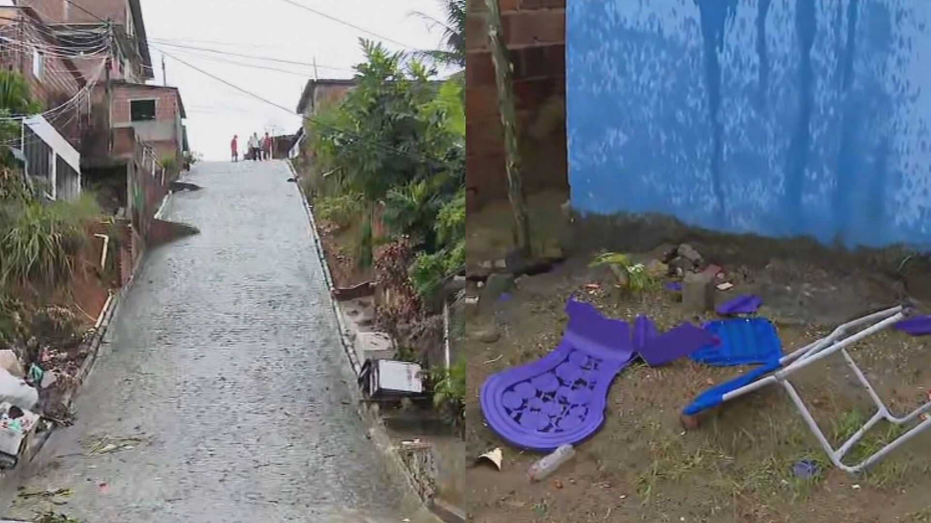 Moradores de comunidade em Escada são atropelados por caminhonete; vídeo mostra veículo pegando fogo
