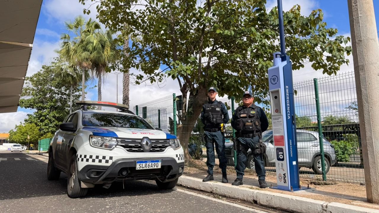 SSP instala 2º totem de segurança em Teresina; novo ponto é a Rodoviária