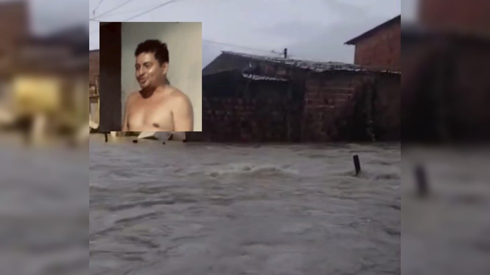 Francisco Danuzio Ferreira da Silva está desaparecido após cair de ponte, em Caucaia, no Ceará. — Foto: Reprodução