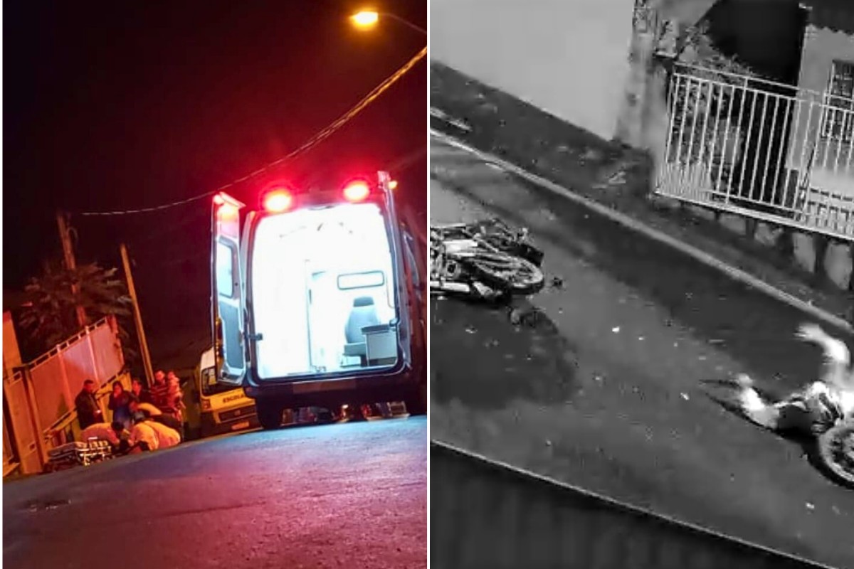 Motociclista sofre traumatismo cranioencefálico após colisão frontal no interior de SP; VÍDEO