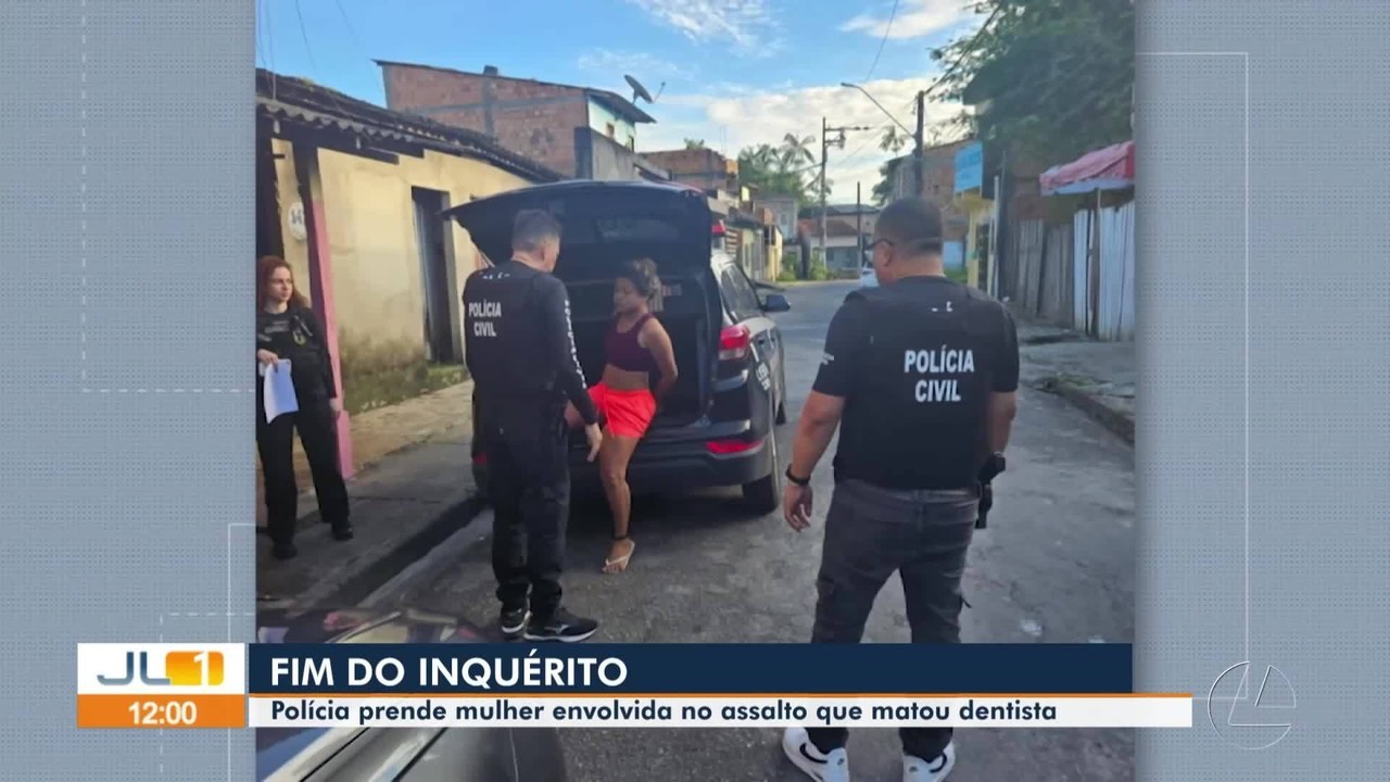 Polícia prende mulher suspeita de envolvimento em assalto que matou dentista em Belém