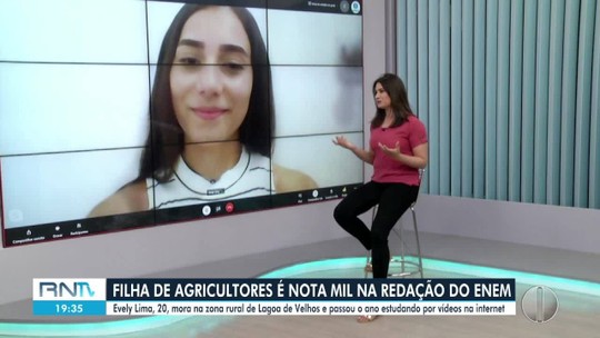 Leia exemplo de redação nota mil do Enem 2021 de candidata do Rio Grande do Norte - Programa: RN TV 2ª Edição 