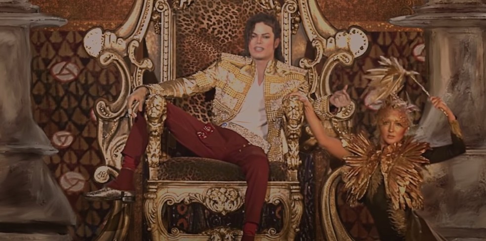 Holograma de Michael Jackson no Billboard Music Awards — Foto: Reprodução