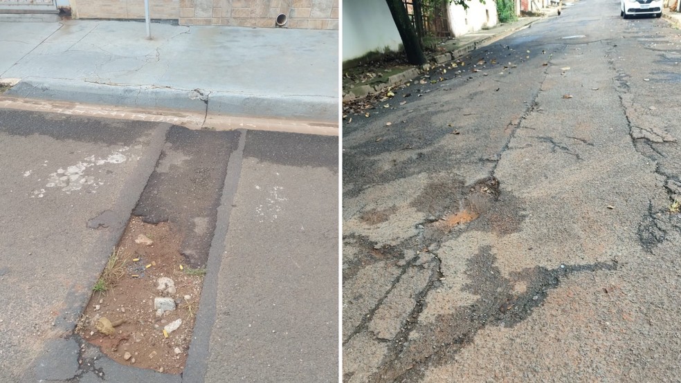 4 de 4
Botucatu possui 237 pontos do asfalto deixados ap&oacute;s reparos na rede de &aacute;gua e esgoto por parte da Sabesp &mdash; Foto: Prefeitura de Botucatu/Divulga&ccedil;&atilde;o