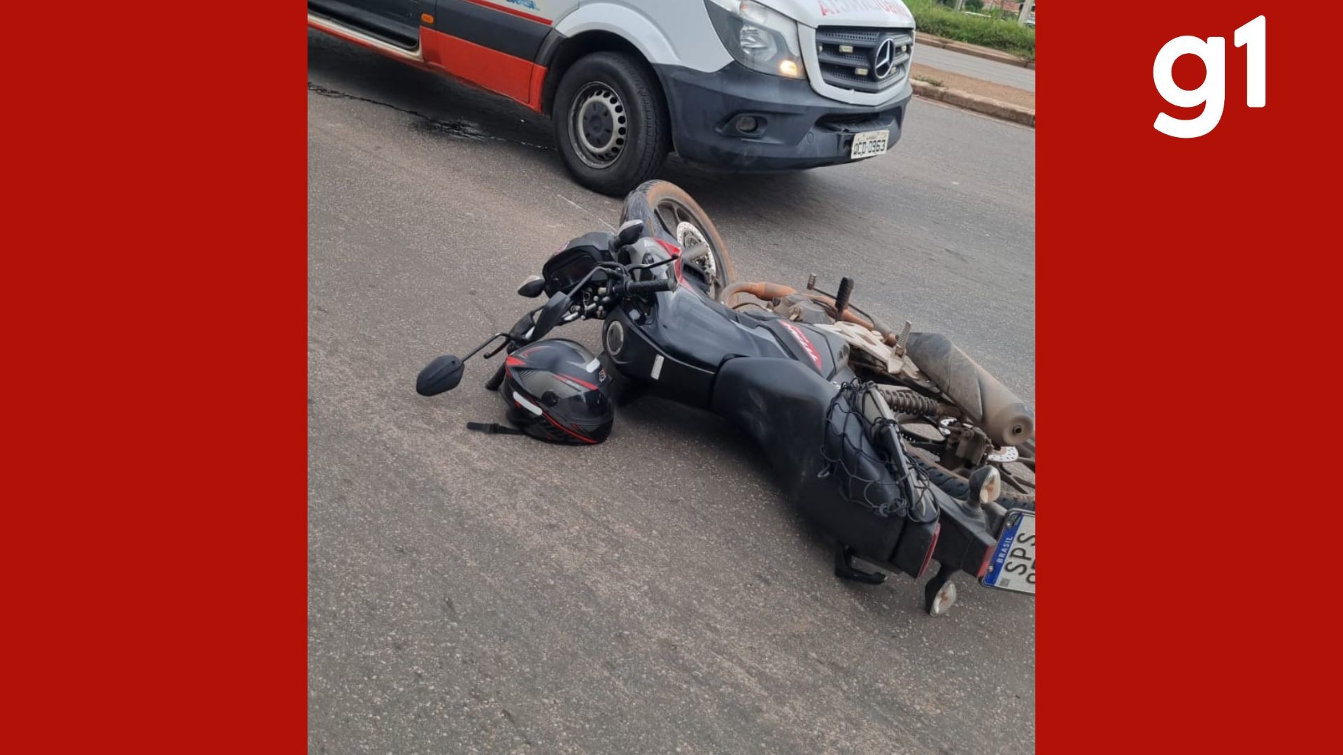 Mulher de 28 anos morre em acidente entre caminhão e moto em avenida de Cuiabá (MT)