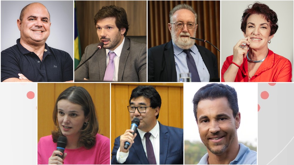 Pré-candidatos à Prefeitura de Londrina — Foto: Reprodução/g1