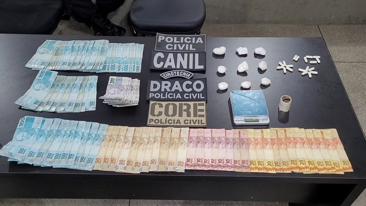 Polícia desarticula organizações criminosas no AP; uma mulher foi presa em flagrante com R$ 7 mil