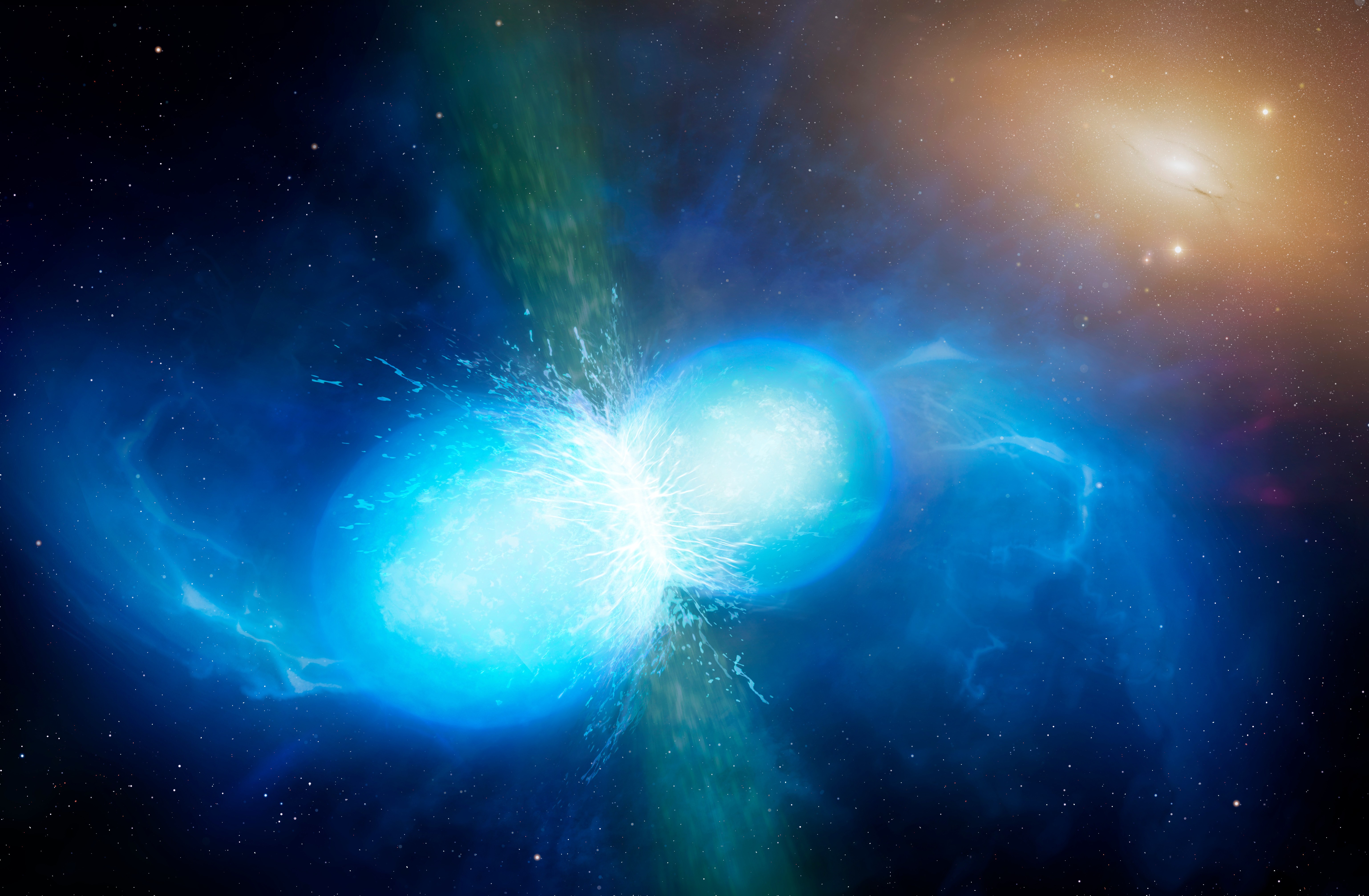 Sinal misterioso no espaço pode revelar o que acontece quando estrelas mortas colidem; entenda