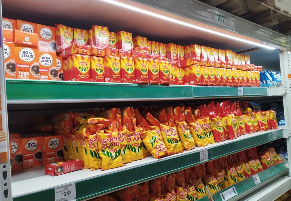 Pacote pacotes café supermercado em Natal Rio Grande do Norte RN — Foto: Divulgação/governo do RN