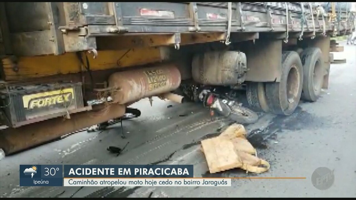 Vigia da Esalq atropela capivara, cai da moto e fica ferido em Piracicaba