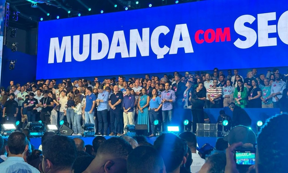 União Brasil lança ACM Neto como candidato ao governo da Bahia — Foto: Iamany Santos/g1