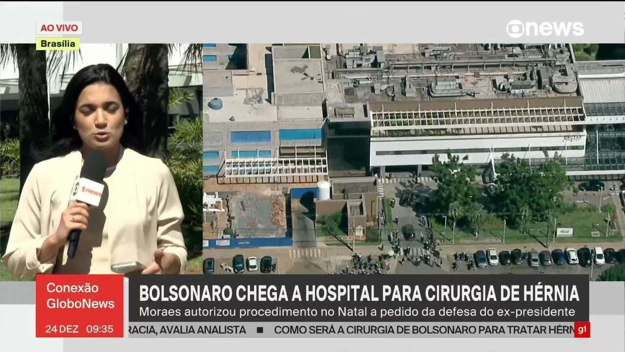 Bolsonaro está apto para cirurgia, que foi marcada para as 9h desta quinta, informam médicos