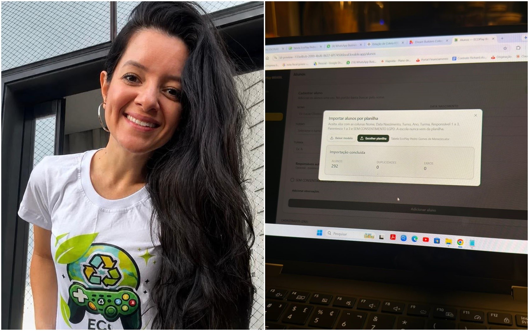 Mãe inova ao criar aplicativo para facilitar saída de alunos de escola