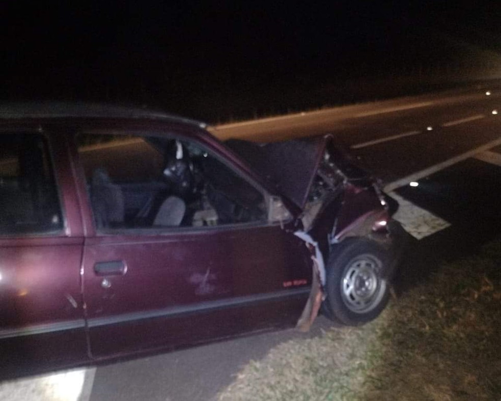 O acidente aconteceu na Rodovia Cmte. João Ribeiro de Barros em Pederneiras (SP)  — Foto: Arquivo pessoal