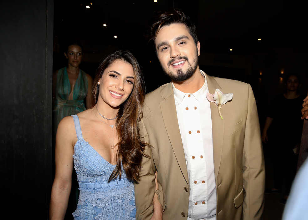 Luan Santana e Jade Magalhães. — Foto: Manuela Scarpa e Iwi Onodera/Brazil News