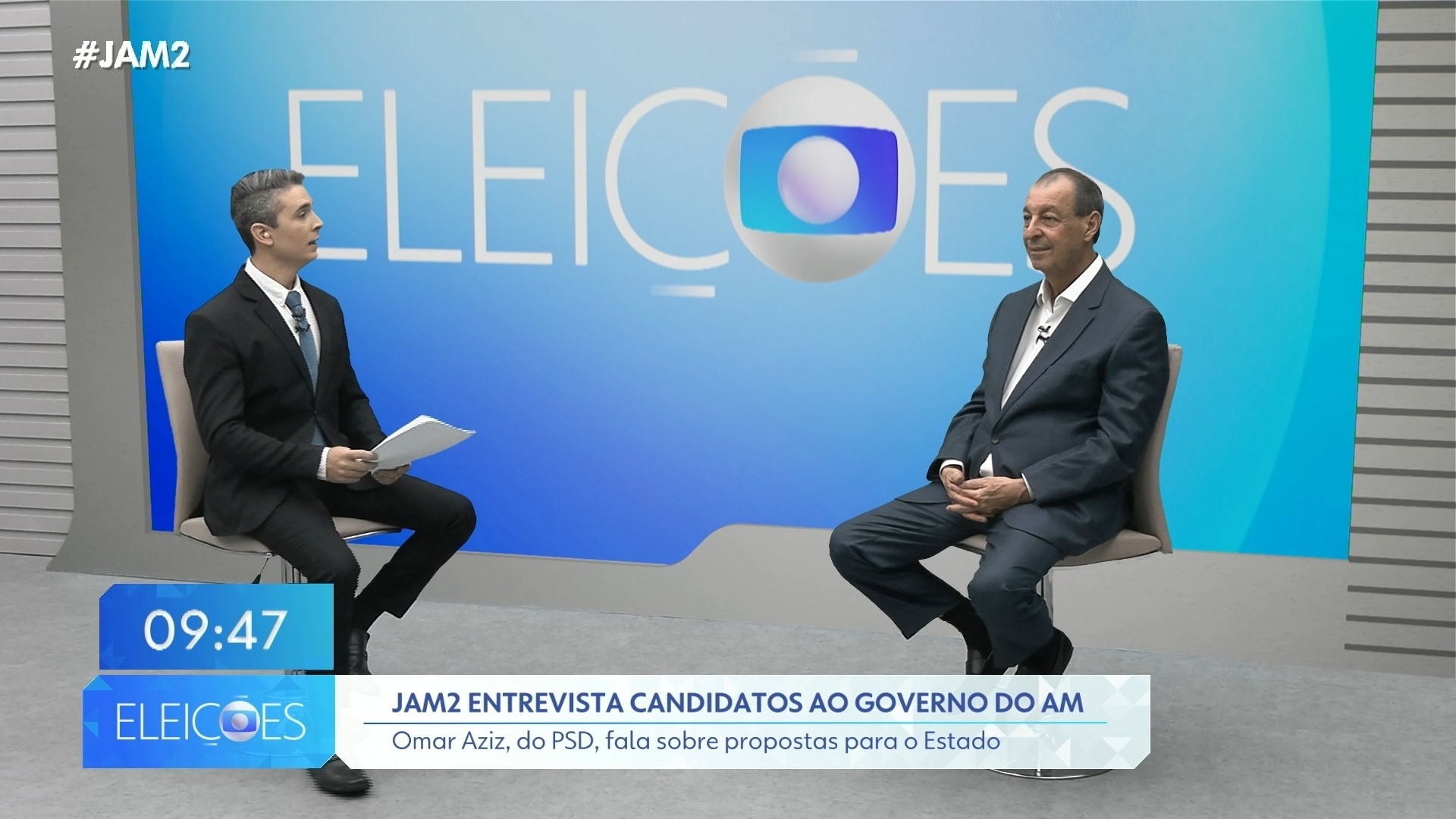 VÍDEOS: Omar Aziz é entrevistado no Jornal do Amazonas 2ª edição