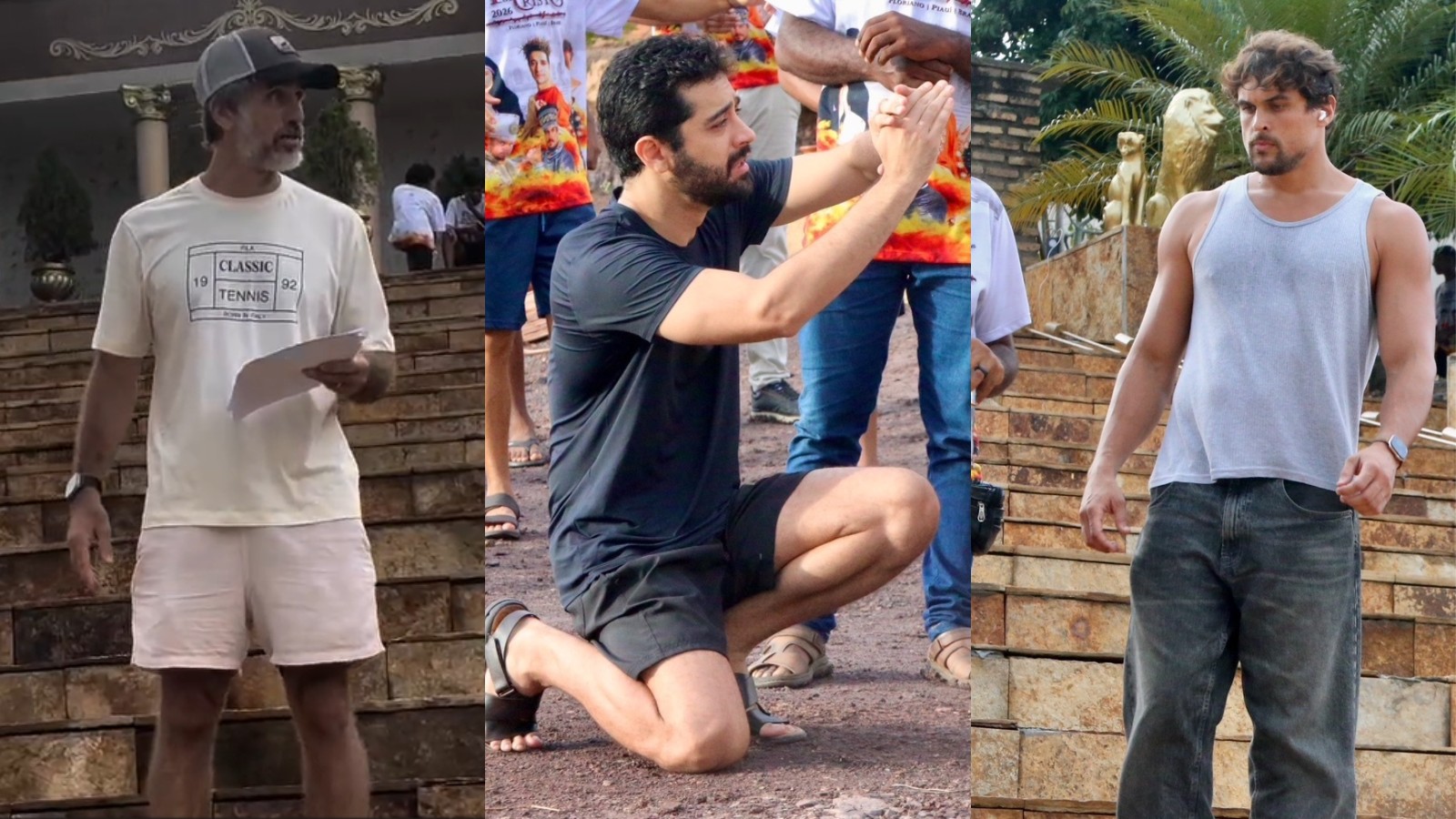 Paixão de Cristo de Floriano: Eriberto Leão, Miguel Rômulo e Felipe Roque participam de ensaio geral; espetáculo começa nesta sexta-feira (3)