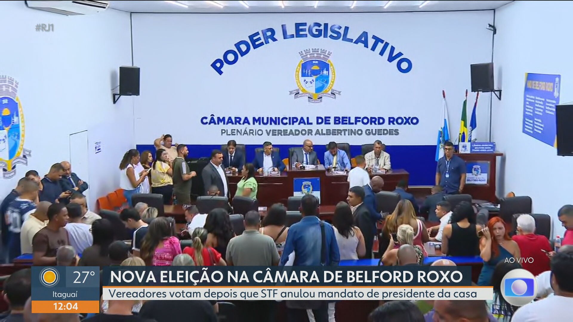 Câmara de Vereadores de Belford Roxo elege Sidney Canella como presidente