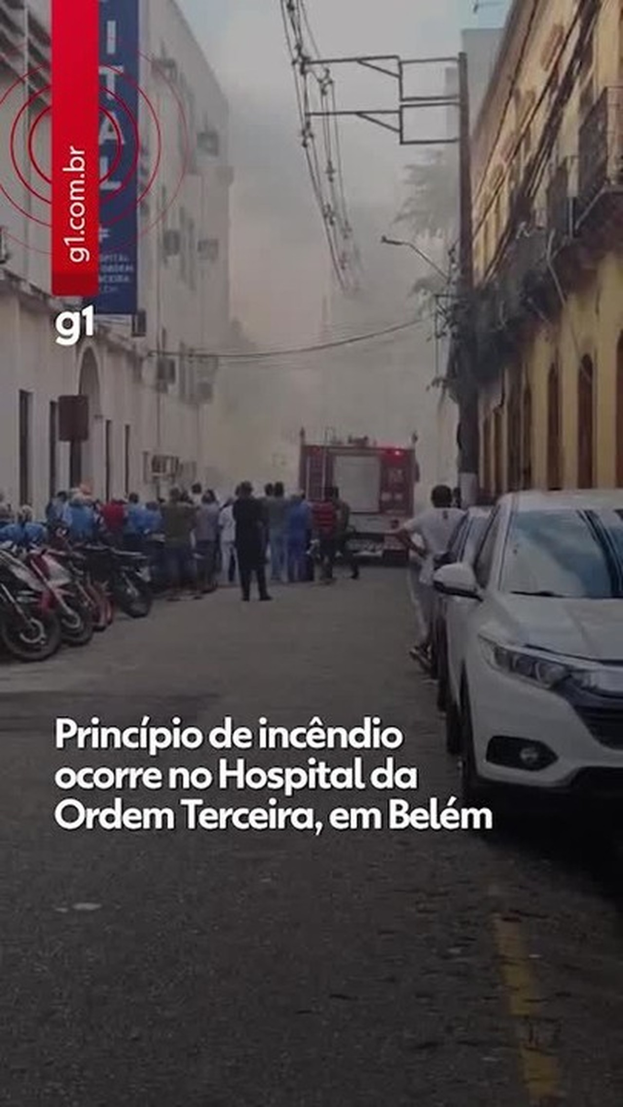 Princípio de incêndio é registrado no Hospital da Ordem Terceira em Belém