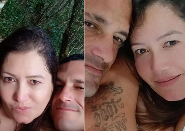 Casal mantinha união estável há dois meses, e se separaram na noite anterior ao crime, em Cananéia — Foto: Redes sociais
