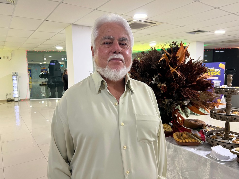 Jorge Macedo, fotografo e um dos colaboradores no livro de Kalu Brasil — Foto: Caíque Rodrigues/g1 RR