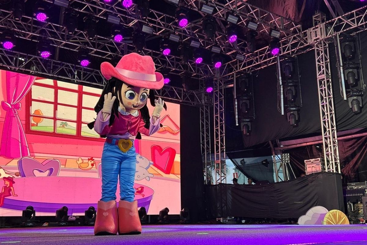 Boiadeirinha faz a festa da criançada no Festival de Inverno de Bonito