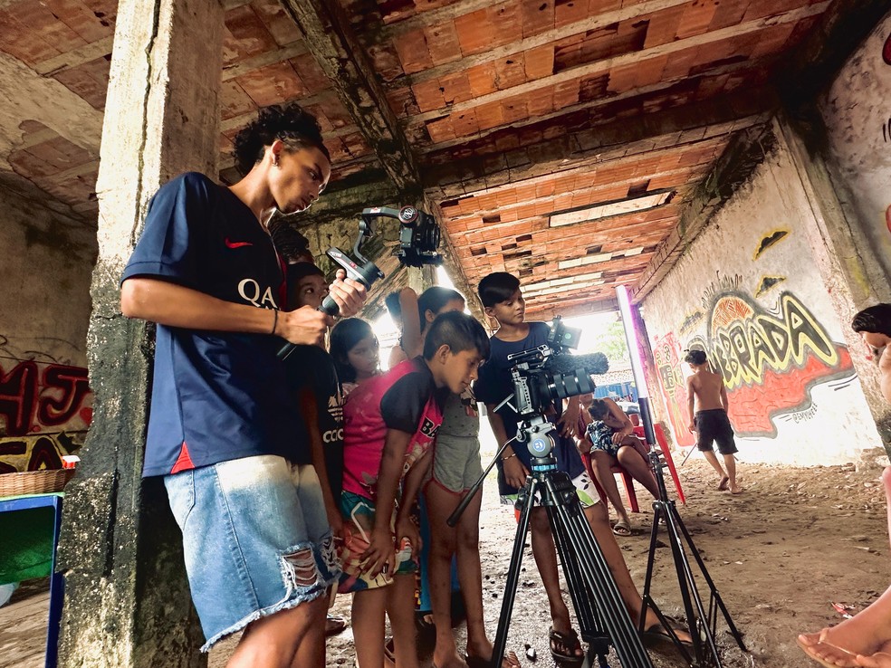projeto audiovisual Parque Cine Quebrada — Foto: Reprodução