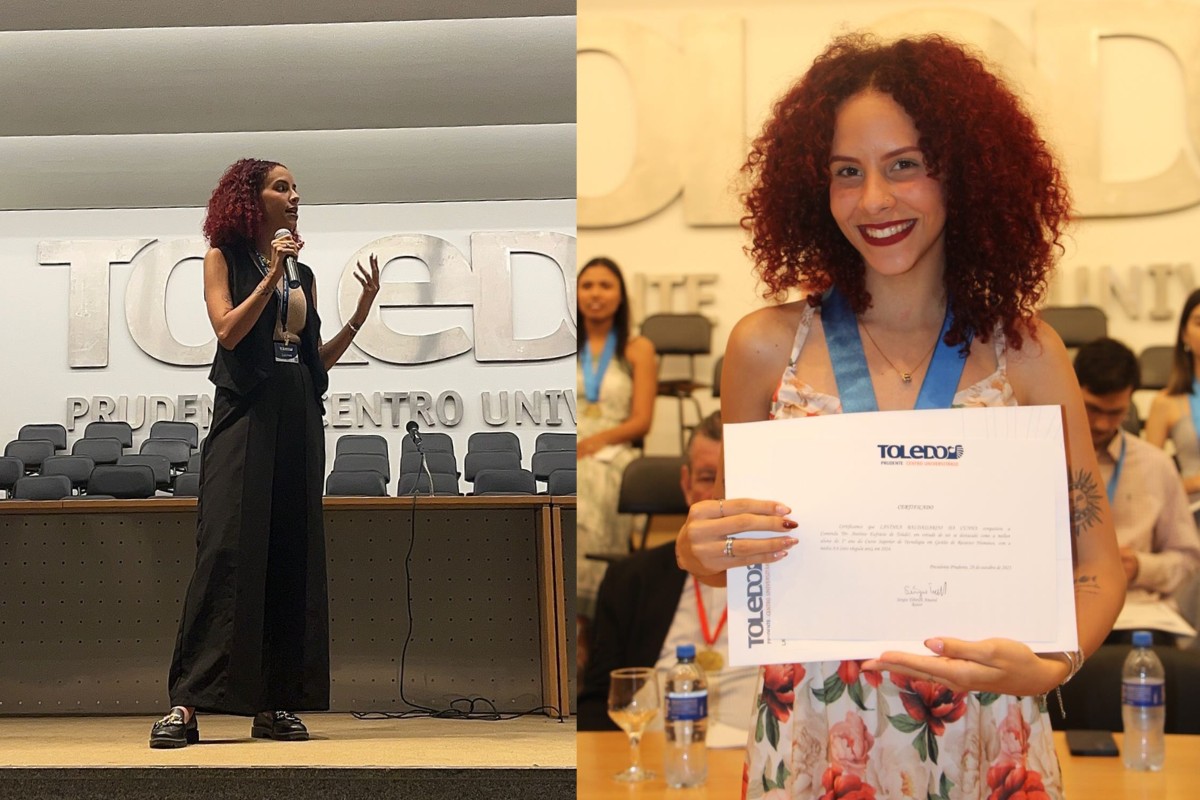 Egressa de lar de acolhimento celebra conclusão de duas graduações ao mesmo tempo: 'Passado não define destino'