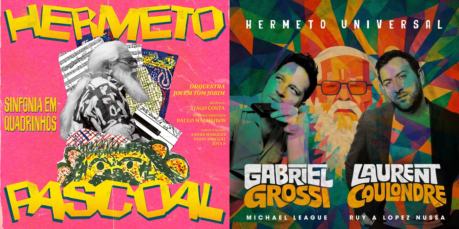 Hermeto Pascoal tem legado exposto em álbuns com registro de 'Sinfonia em quadrinhos' e tributo de Gabriel Grossi