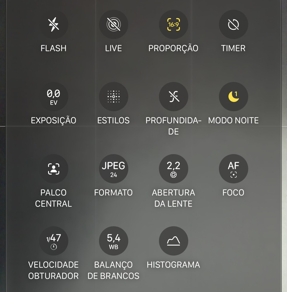 Exemplos dos controles de c&acirc;mera do iPhone 18 Pro &mdash; Foto: Reprodu&ccedil;&atilde;o