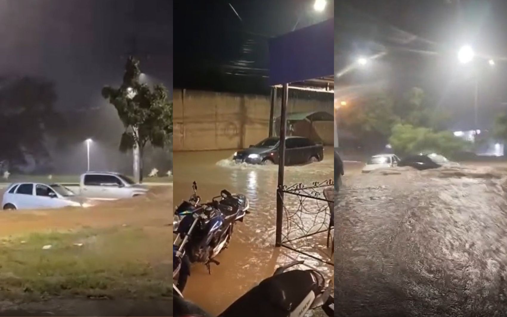 VÍDEOS: Forte chuva alaga ruas e invade casas em Vitória da Conquista