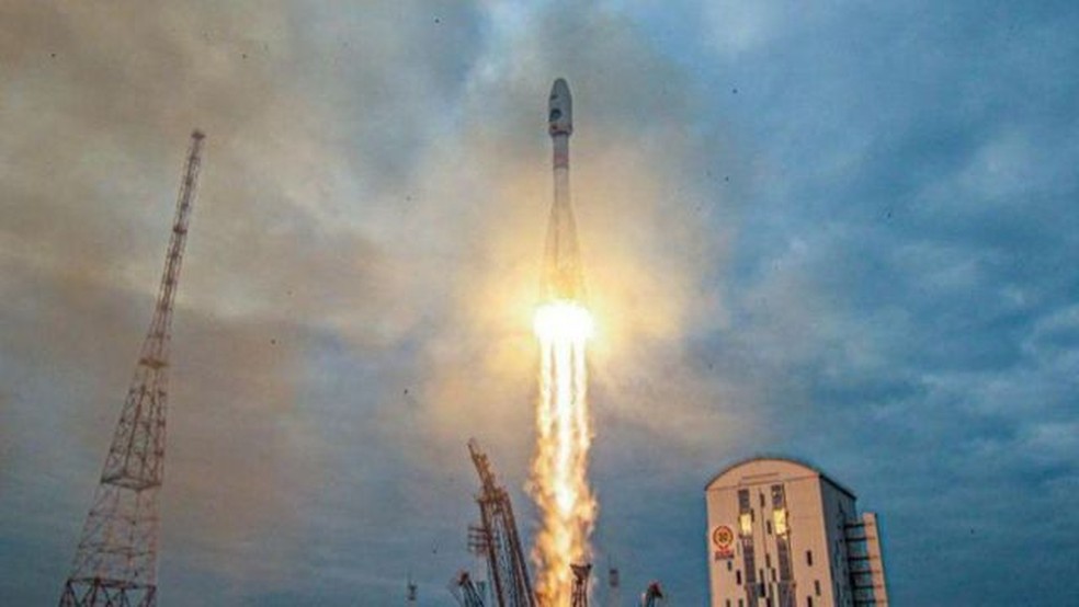 A sonda Luna-25 decolou da Rússia em 11 de agosto, mas caiu na Lua no último domingo — Foto: REUTERS
