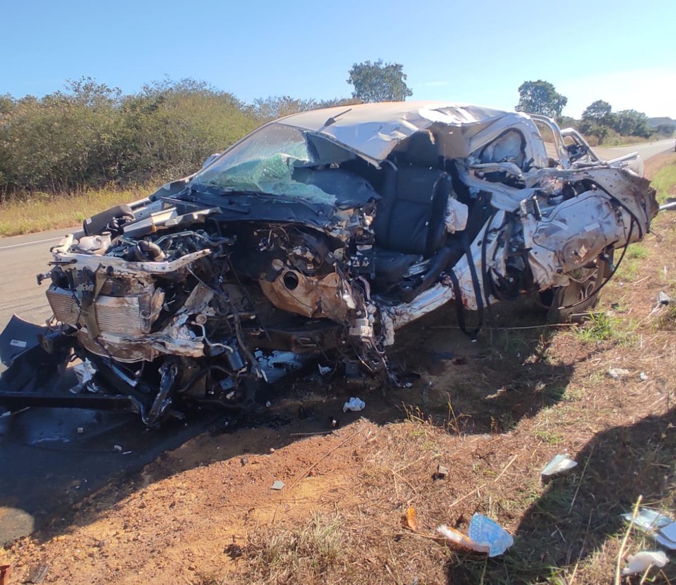 Idoso de 62 anos fica gravemente ferido após acidente na BR 135 em Bom Jesus, Piauí — Foto: Reprodução