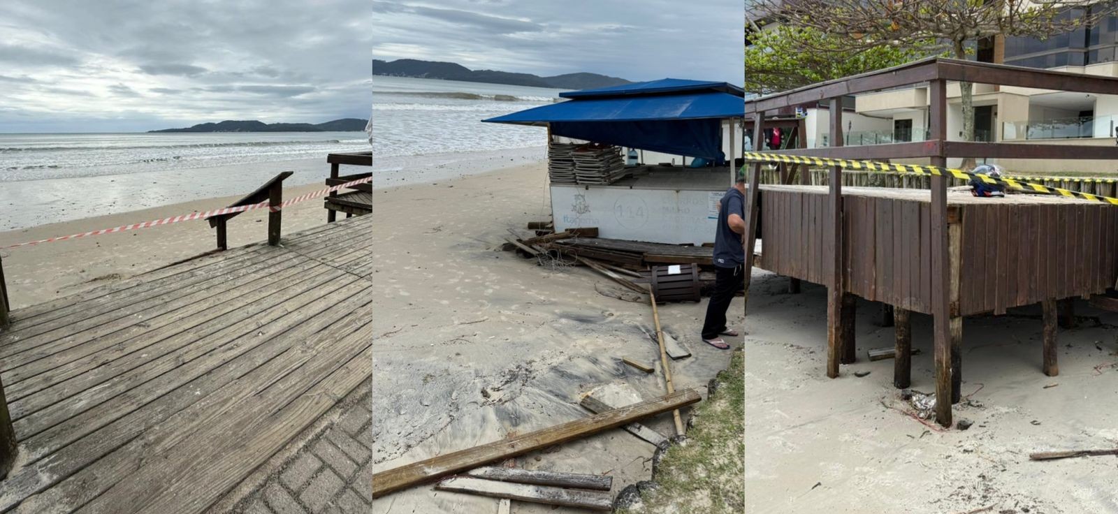Maré alta causa destruição em cidade com segundo metro quadrado mais caro do Brasil; emergência é decretada