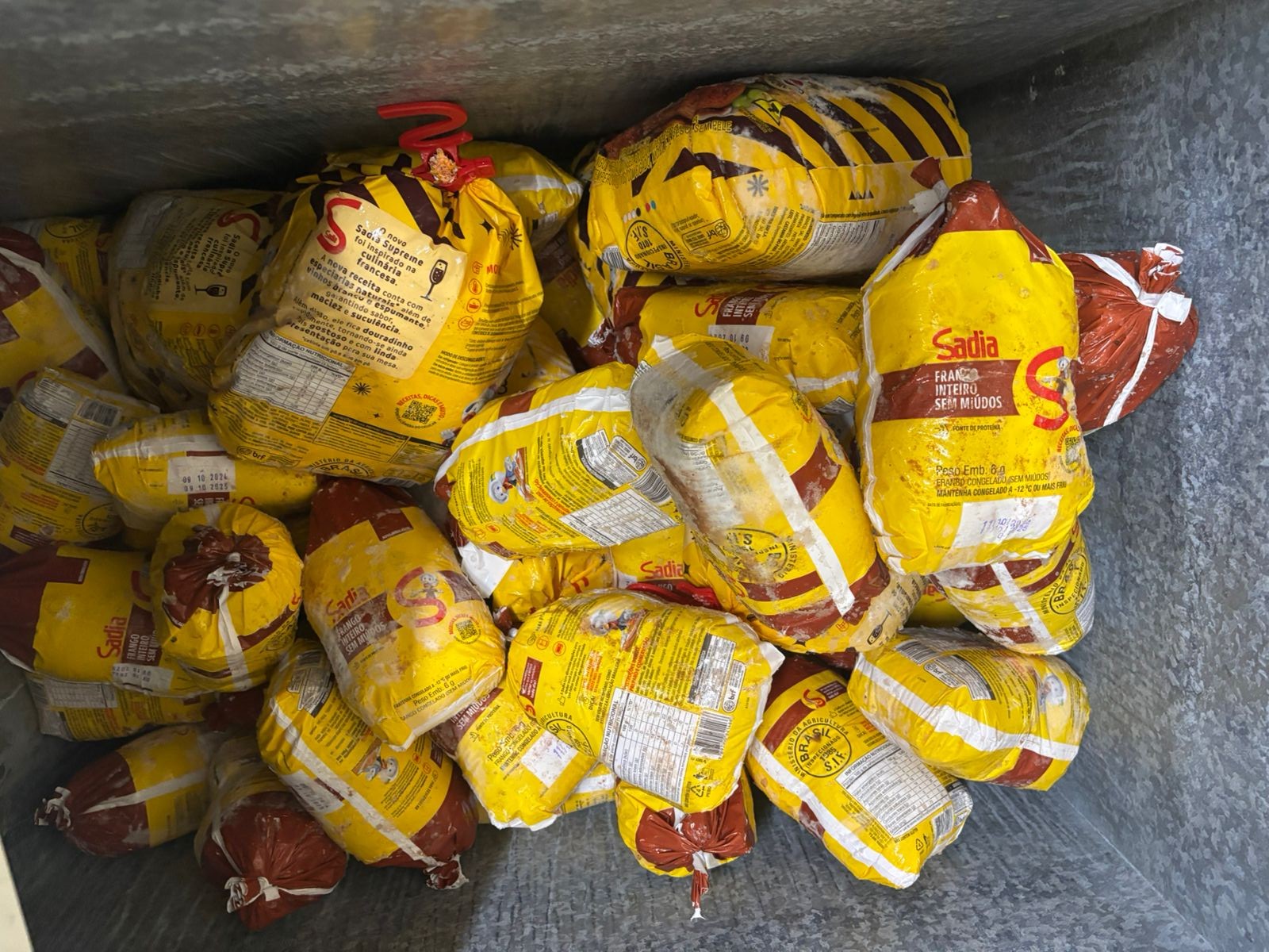 Vigilância Sanitária do DF apreende uma tonelada de comida e itens de limpeza fora da validade que seriam vendidos pelas redes sociais