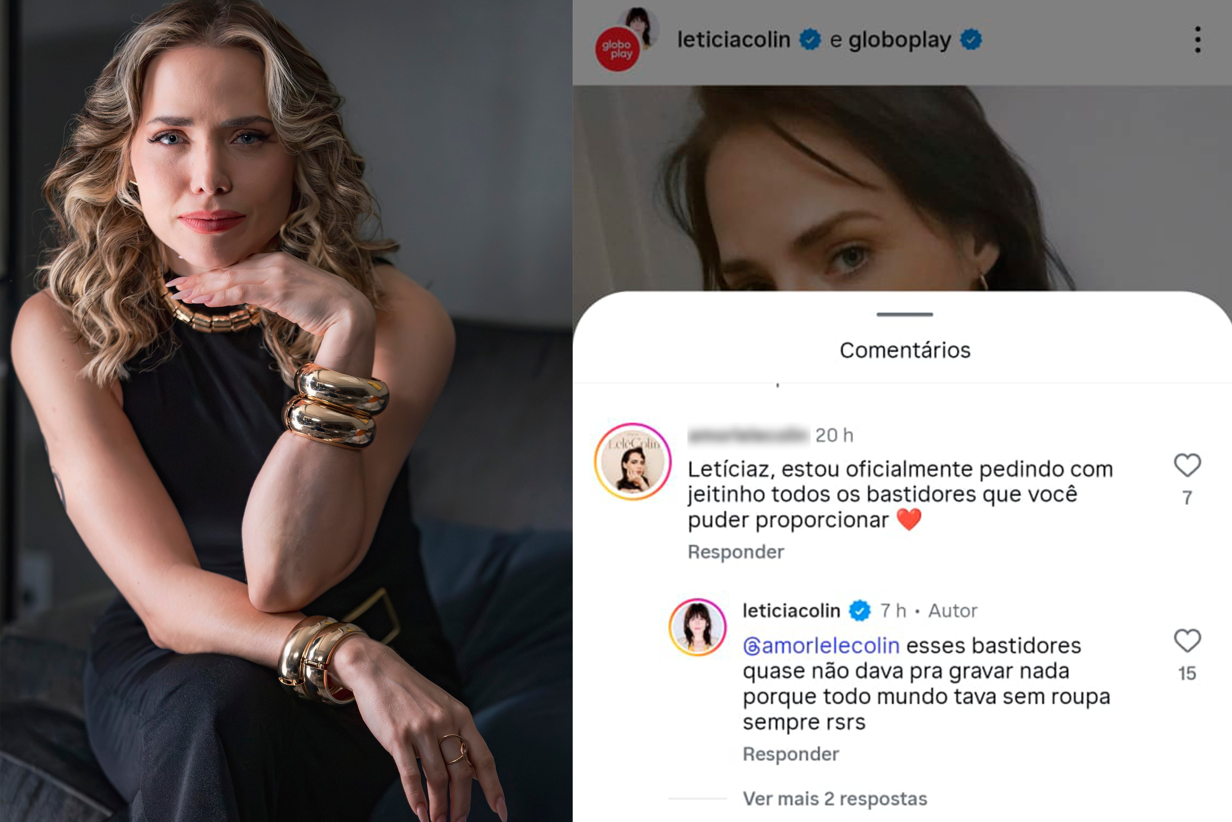 Letícia Colin revela bastidores de Jogada de Risco no Globoplay