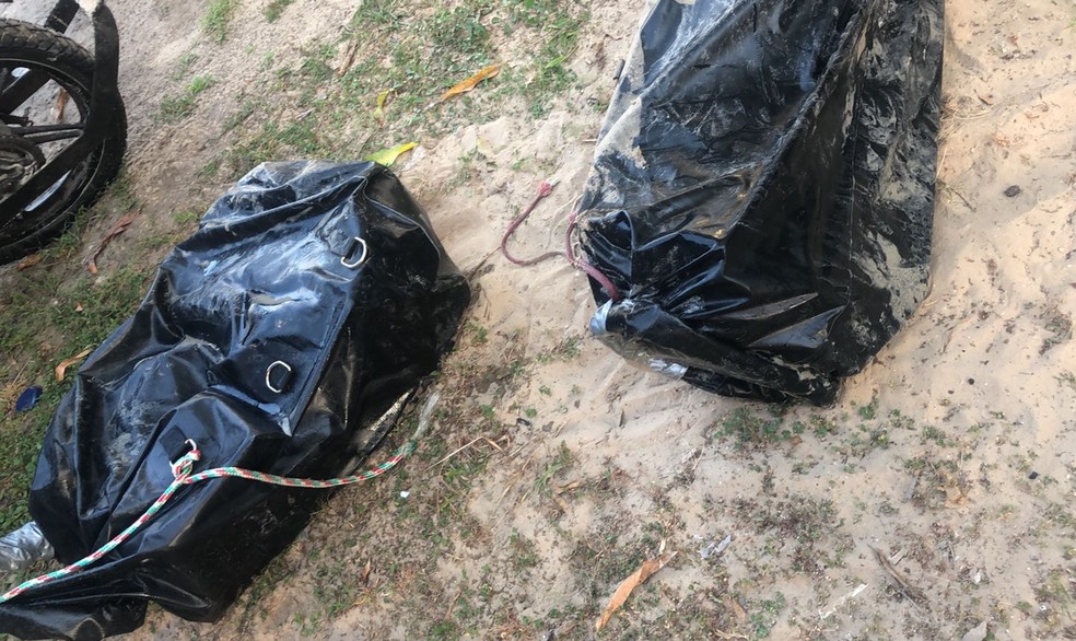 Polícias Federal e Militar procuram carga de cocaína que teria naufragado próximo à Ilha de Curupu no MA — Foto: Divulgação/Redes sociais