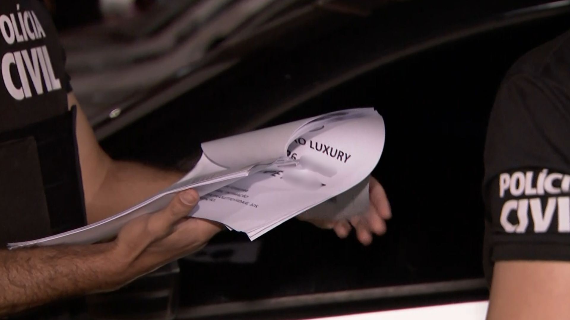 Operação Luxury da Ficco em Uberlândia — Foto: TV Integração/Reprodução