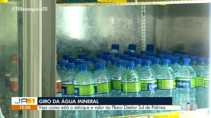 Veja os valores e os estoques de água mineral em Palmas